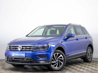 2018 Volkswagen Tiguan II, синий, 2259000 рублей, вид 3