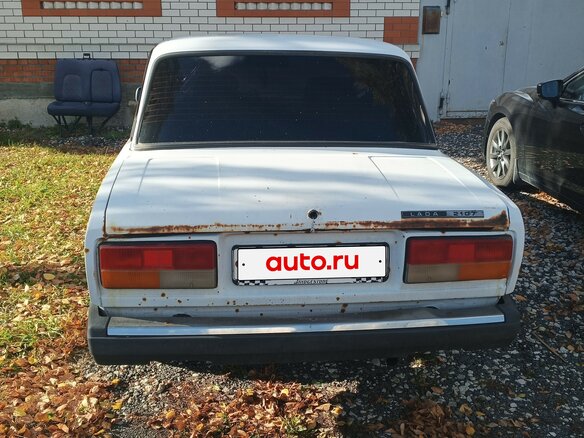2008 Lada (ВАЗ) 2107, белый, 77000 рублей