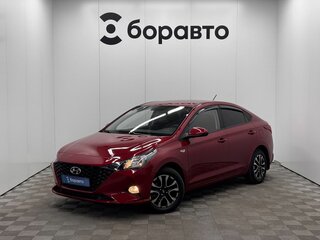 2022 Hyundai Solaris II Рестайлинг, красный, 1698000 рублей, вид 1