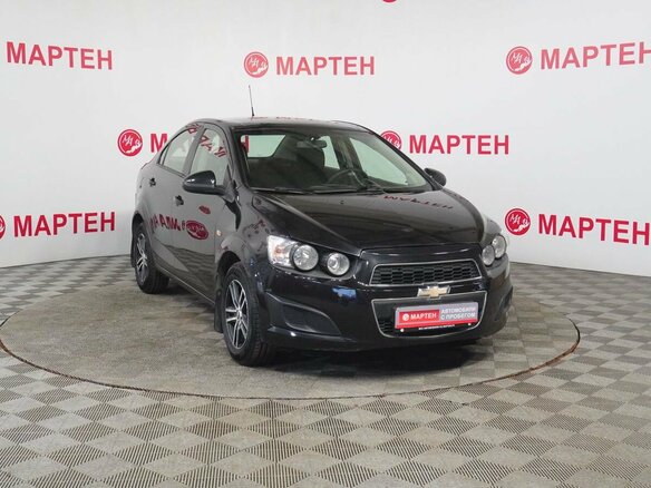 2012 Chevrolet Aveo II, чёрный, 420000 рублей - вид 3