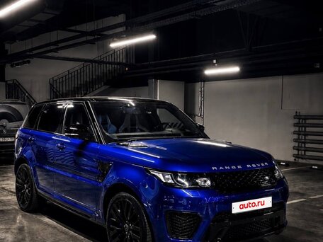 2016 Land Rover Range Rover Sport SVR II, синий, 6500000 рублей, вид 1