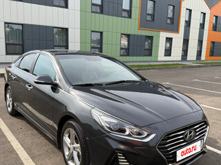 2018 Hyundai Sonata VII (LF) Рестайлинг, серый, 1650000 рублей, вид 5