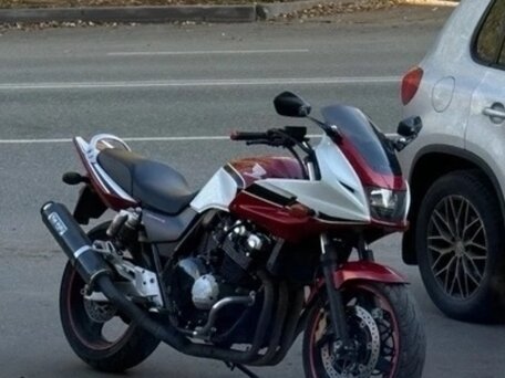 2005 Honda CB 400 Super Four, красный, 460000 рублей, вид 3