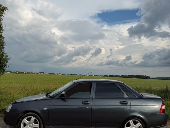 2014 Lada (ВАЗ) Priora I Рестайлинг, серый - вид 5