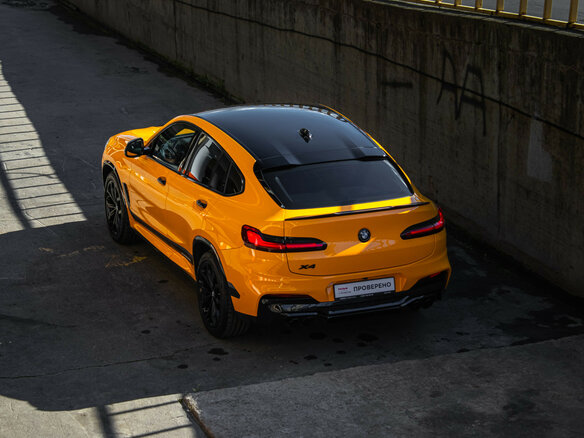 2021 BMW X4 30d II (G02), жёлтый, 4969000 рублей - вид 6