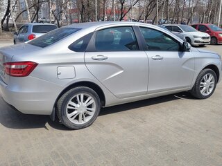 2016 Lada (ВАЗ) Vesta I, серебристый, 890000 рублей, вид 2