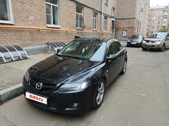 2006 Mazda 6 I (GG) Рестайлинг, чёрный