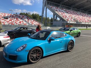 2017 Porsche 911 Carrera 4S VII (991) Рестайлинг, голубой, 9991911 рублей, вид 1
