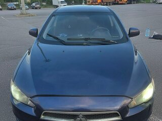 2008 Mitsubishi Lancer X, синий, 400000 рублей, вид 3