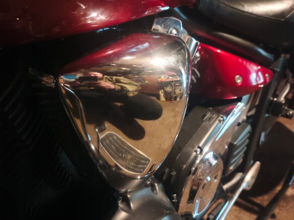 2009 Yamaha XVS1300, красный, 630000 рублей - вид 11