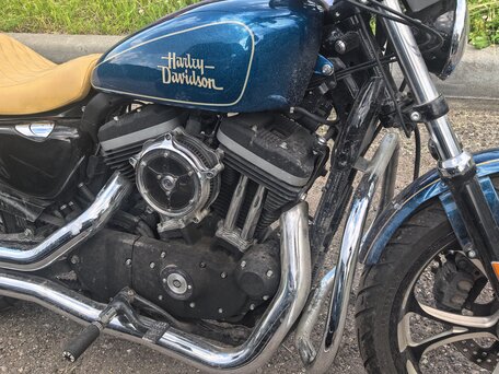 2014 Harley-Davidson Sportster 883, синий, 599000 рублей, вид 3