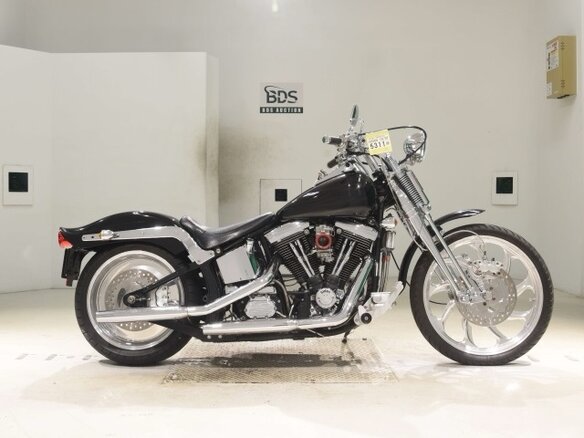 1992 Harley-Davidson Springer Softail, чёрный, 958000 рублей - вид 1