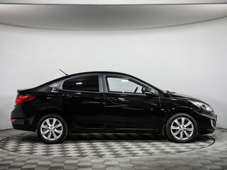2012 Hyundai Solaris I, чёрный, 548777 рублей, вид 4