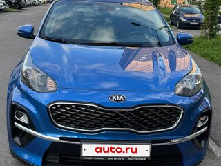 2019 Kia Sportage IV Рестайлинг, синий, 2100000 рублей, вид 2