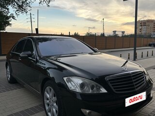 2007 Mercedes-Benz S-Класс 450 Long V (W221), чёрный, 1150000 рублей, вид 2