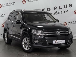 2012 Volkswagen Tiguan I Рестайлинг, чёрный, 1349000 рублей, вид 1