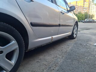 2002 Peugeot 307 I, серебристый, 230000 рублей, вид 4