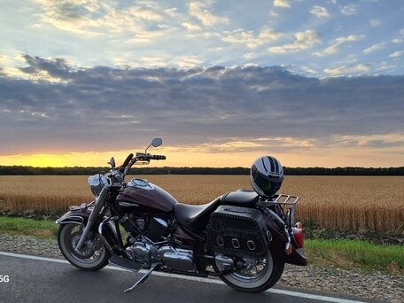 2006 Yamaha XVS650 Drag Star, красный, 530000 рублей, вид 1