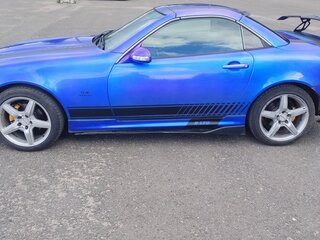 2000 Mercedes-Benz SLK-Класс 200 I (R170) Рестайлинг, синий, 900000 рублей, вид 5