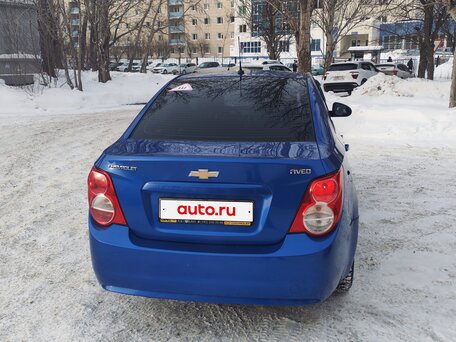 2012 Chevrolet Aveo II, синий, 600000 рублей, вид 4