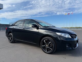 2010 Toyota Corolla X (E140, E150) Рестайлинг, чёрный, 1100000 рублей, вид 1