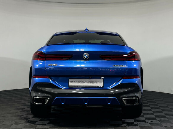 2019 BMW X6 30d III (G06), синий - вид 3
