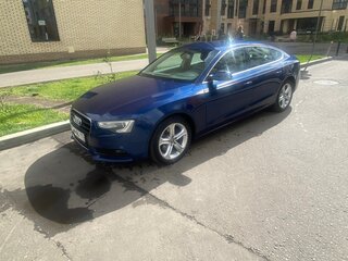 2015 Audi A5 I (8T) Рестайлинг, синий, 1450000 рублей, вид 4