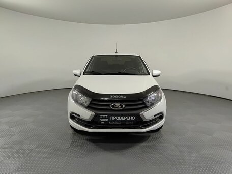 2021 Lada (ВАЗ) Granta I Рестайлинг, белый, 515300 рублей, вид 2