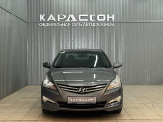 2015 Hyundai Solaris I Рестайлинг, серый, 960000 рублей, вид 3