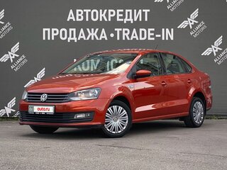2016 Volkswagen Polo V Рестайлинг, оранжевый, 1100000 рублей, вид 3