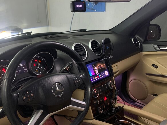 2008 Mercedes-Benz M-Класс 350 II (W164) Рестайлинг, чёрный, 1800000 рублей - вид 4