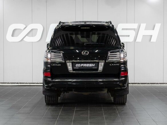 2015 Lexus LX 570 III Рестайлинг, чёрный - вид 3