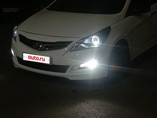 2015 Hyundai Solaris I Рестайлинг, белый, 610000 рублей, вид 5