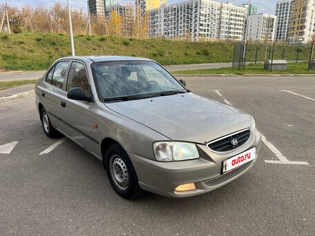 2008 Hyundai Accent ТагАЗ II, бежевый, 280000 рублей, вид 4