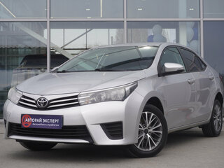 2016 Toyota Corolla XI (E160, E170, E180), серебристый, 1222000 рублей, вид 1