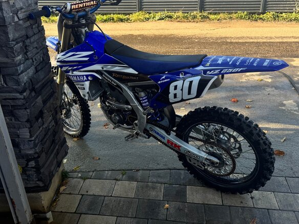2017 Yamaha YZ250F, синий, 450000 рублей - вид 4