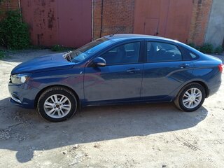 2016 Lada (ВАЗ) Vesta I, синий, 750000 рублей, вид 4