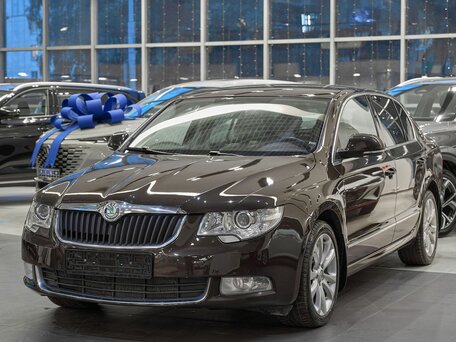 2012 Skoda Superb II, коричневый, 1049000 рублей, вид 3