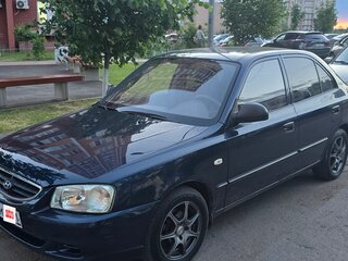 2006 Hyundai Accent ТагАЗ II, синий, 350000 рублей, вид 2