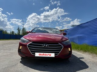 2017 Hyundai Elantra VI (AD), красный, 1250000 рублей, вид 1