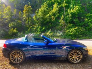 2009 BMW Z4 23i II (E89), синий, 2500000 рублей, вид 2