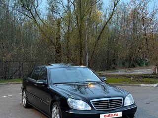 2004 Mercedes-Benz S-Класс AMG 55 AMG Long I (W220) Рестайлинг, чёрный, 1950000 рублей, вид 3