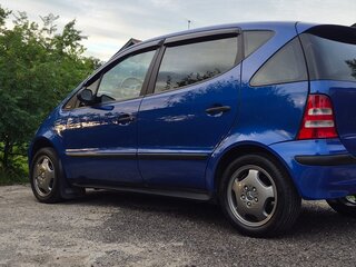 2001 Mercedes-Benz A-Класс 140 Long I (W168) Рестайлинг, синий, 330000 рублей, вид 4