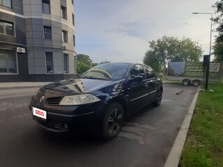 2008 Renault Megane II Рестайлинг, синий, 335000 рублей, вид 2