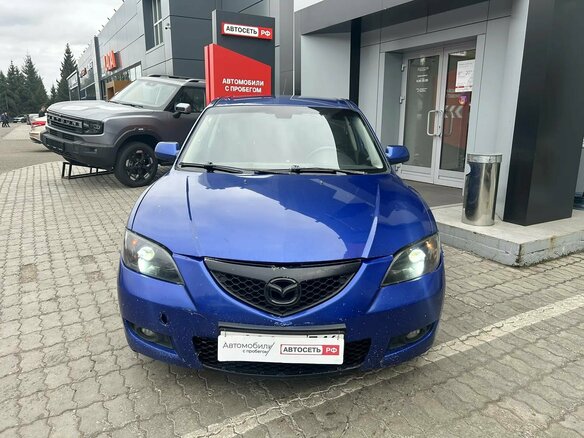 2007 Mazda 3 I (BK) Рестайлинг, синий - вид 1