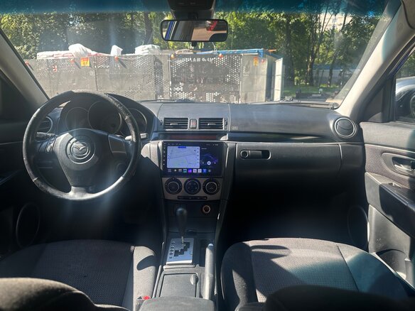 2007 Mazda 3 I (BK) Рестайлинг, синий, 420000 рублей - вид 12