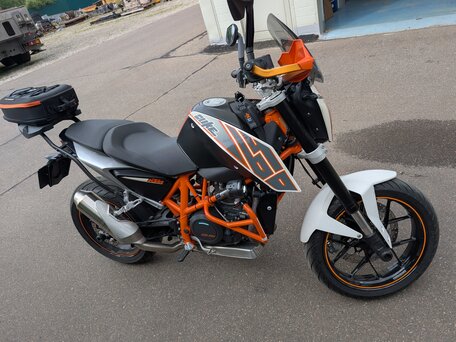 2013 KTM 690 Duke, белый, 385000 рублей, вид 5
