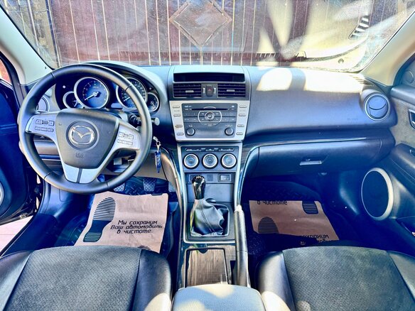 2008 Mazda 6 II (GH), чёрный, 750000 рублей - вид 8