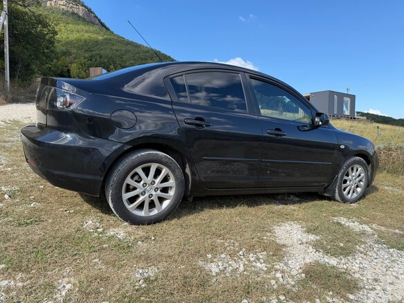 2008 Mazda 3 I (BK) Рестайлинг, чёрный - вид 4