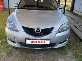 2005 Mazda 3 I (BK), серебристый, 410000 рублей, вид 1